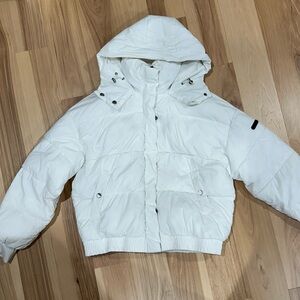 Lucky Brand white puffer jacket
